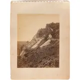 Abel Briquet, TÚNEL DEL FERROCARRIL MÉXICO A VERACRUZ, Fotografía albúmina, 26.3 x 20.5 cm, montada sobre cartón 39 x 29 cm