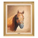 Miguel Ángel Oropeza, CABEZA DE CABALLO, 2002, Óleo sobre tela