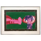 Rafael Villar, La búsqueda del cañón, Grabado al aguatinta Artist proof