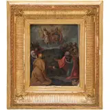la Transfiguración de Jesús, MÉXICO, FINALES DEL SIGLO XIX, Óleo sobre lámina de cobre