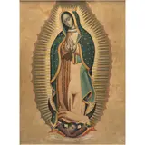 Virgen de Guadalupe, MÉXICO, 1891, Óleo sobre tela