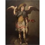 San Rafael Arcángel, MÉXICO, SIGLO XVIII, Óleo sobre tela