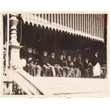 Porfirio Díaz Con Sus, SECRETARIOS DE ESTADO, Fotografía montada en cartón, 15.6 x 19.8 cm