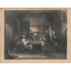 A DAY'S PLEASURE by James Scott, Grabado, 45 x 57 cm, offered Mar 2026