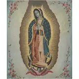 Virgen de Guadalupe, MÉXICO, SIGLO XVIII, Óleo sobre lámina de cobre