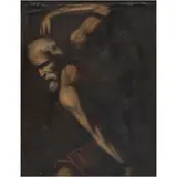Saturno, EUROPA, SIGLO XIX, Óleo sobre tela