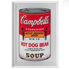 Andy Warhol, II.59: Campbell's Soup II, Hot Dog Bean Soup, Serigrafía sin número de tiraje