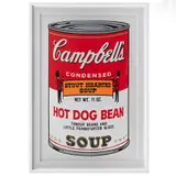 Andy Warhol, II.59: Campbell's Soup II, Hot Dog Bean Soup, Serigrafía sin número de tiraje