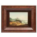 Andrew Grant Kurtis, Paisaje montañoso, ca. 1980, Gran Bretaña, Óleo sobre tela