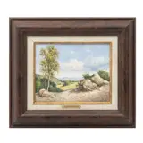 Marco Antonio Zepeda, Paisaje con piedras, ca. 1985, Óleo sobre tela