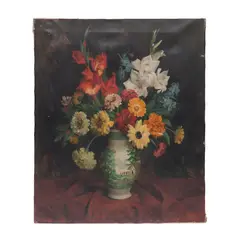 Bouquet de Flores, CA., 1900, Óleo sobre tela
