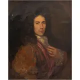 FRANCIA, SIGLO XVII by Retrato del Artista Pierre Mignard, Óleo sobre tela, sold Feb 2026