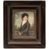 FRANCIA, PRIMERA MITAD DEL SIGLO XX by Retrato de Caballero, Óleo sobre lámina de marfilina, offered Feb 2026