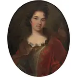 Retrato de Dama, FRANCIA, SIGLO XIX, Óleo sobre tela