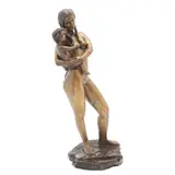 Gabriel Ponzanelli, MATERNIDAD, Bronce, patinado en tono marrón y dorado