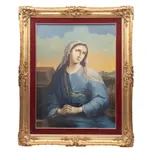 Virgen de la Soledad, MÉXICO, CA., 1900, Óleo sobre tela
