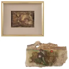 A) Sin título by Firmados Campos, Óleo sobre papel albanene, offered Feb 2026