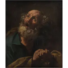 Atribuido A Francesco Fracanzano, SAN PEDRO, Óleo sobre tela