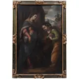 Cristobal de Villalpando, SAN JOSÉ PIDE PERDÓN A LA VIRGEN, Óleo sobre tela