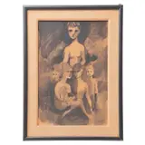 Autor No Identificado, Untitled, 1959, Tinta sobre papel sobre masonite