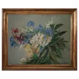 Bouquet by Autor No Identificado, Óleo sobre tela, sold Jan 2026