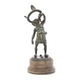 Sileno de Pompeya*, FRANCIA, PRINCIPIOS DEL SIGLO XX, Bronce, patinado en color verde y marrón