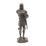 El Príncipe Negro*, SIGLO XX, Bronce, patinado en color marrón