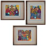Antonio Magdaleno Pérez, Frutas y globos, Mixta sobre papel