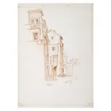 Ignacio Beteta, Roma, Tinta y acuarela sobre papel