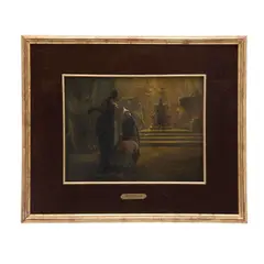 ESTER ANTE ASUERO*´ by Alfred Plauzeau, Óleo sobre tablero, sold Dec 2025