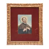 San Francisco Javier, MÉXICO, SIGLO XIX, Óleo sobre lámina de cobre