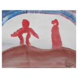 Pareja by Eliseo Garza Aguilar "elgar", Mixta sobre tela, offered Dec 2025