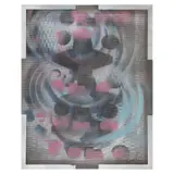 Lorraine Pinto, Abstracción 1, 2006, Mixta sobre malla