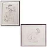 Françoise Noé, Ernesto, busto de hombre y Emmanuelle