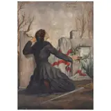 José Suárez Olvera, A los héroes de la guerra, Óleo sobre tela