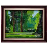 En el bosque by Enrique Mondragón, Óleo sobre tela, offered Dec 2025