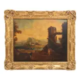 Paisaje Con Capricho, SIGLO XX, Óleo sobre tela