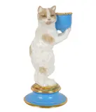 Cat Candlestick by Meissen, sold May 2026