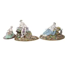 Multi-Section Mythological Group by Meissen, sold May 2026