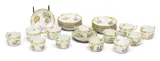 Herend, Manufactory (Hungarian) Porcelain Demi-Tasse Cups and Saucers 24 PCS