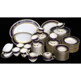 Rosenthal, Cobalt & Gilt Porcelain Service
