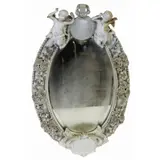 Signed Oval Porcelain Mirror by Meissen, sold Jan 2026