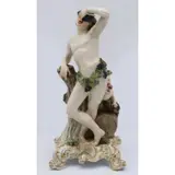 Porcelain Figure Of Bacchus by Meissen, sold May 2024