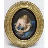 PORCELAIN PLAQUE OF A NUDE by Kpm, sold May 2023