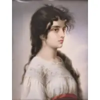 BERLIN FRAMED PORCELAIN PLAQUE by Kpm, sold May 2023