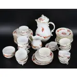 Red Dragon Partial Porcelain Service by Meissen, sold Jan 2023