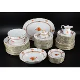 Herend, "Chinese Bouquet" Rust Pattern Porcelain