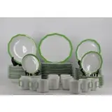 Rosenthal, Green & White Porcelain Service