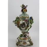 Signed Large Lidded Urn On Stand by Meissen, sold Oct 2021