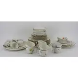 49 Piece Hand Painted Floral Porcelain by Meissen, sold Sep 2021